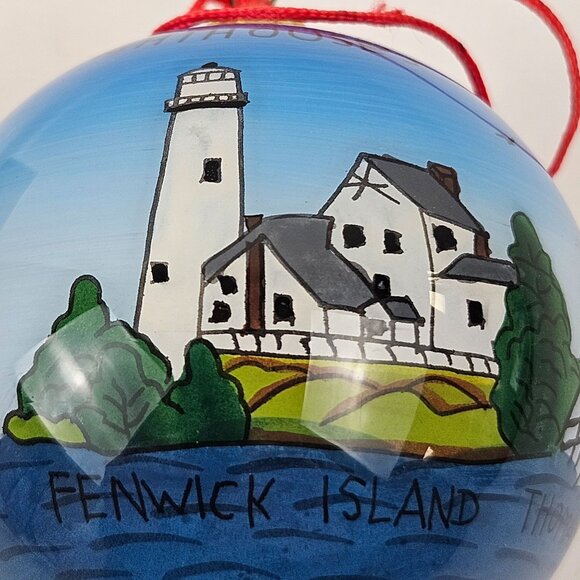 The Beachcombers Ornament Lighthouses Of The Eastern Shore Hand Painted Vintage - Picture 5 of 10